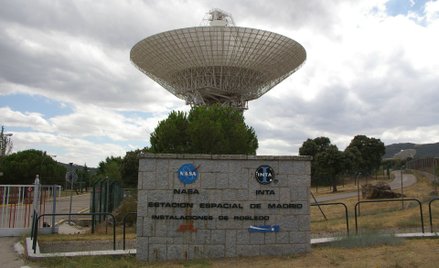 Madrid Deep Space Communications Complex (MDSCC) w Robledo de Chavela pod Madrytem