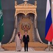 Król Salman i prezydent Putin w czwartek na Kremlu.