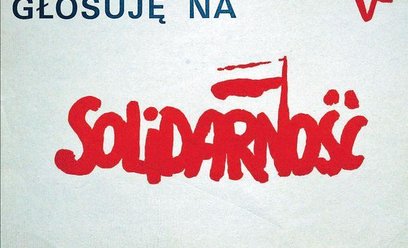 Plakat promujący kandydatów „Solidarności” w kampanii przed wyborami 4 czerwca 1989 r.