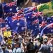 March for Australia w centrum Sydney przeciw napływowi imigrantów