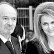 Claude Berri z partnerką, pisarką Nathalie Rheims w Cannes