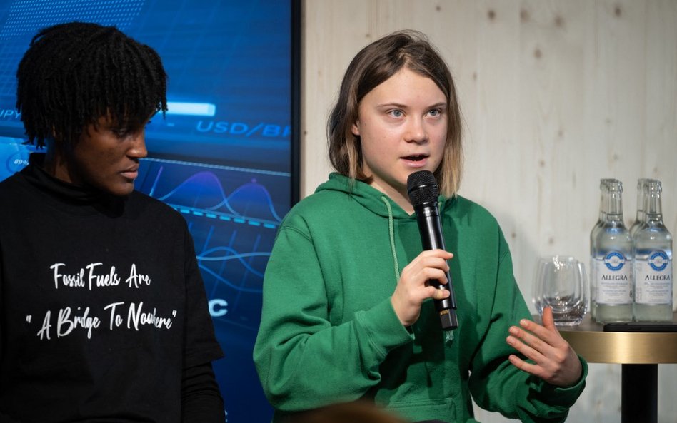 Thunberg: Dla elit z Davos chciwość i zyski ważniejsze niż ludzie i planeta