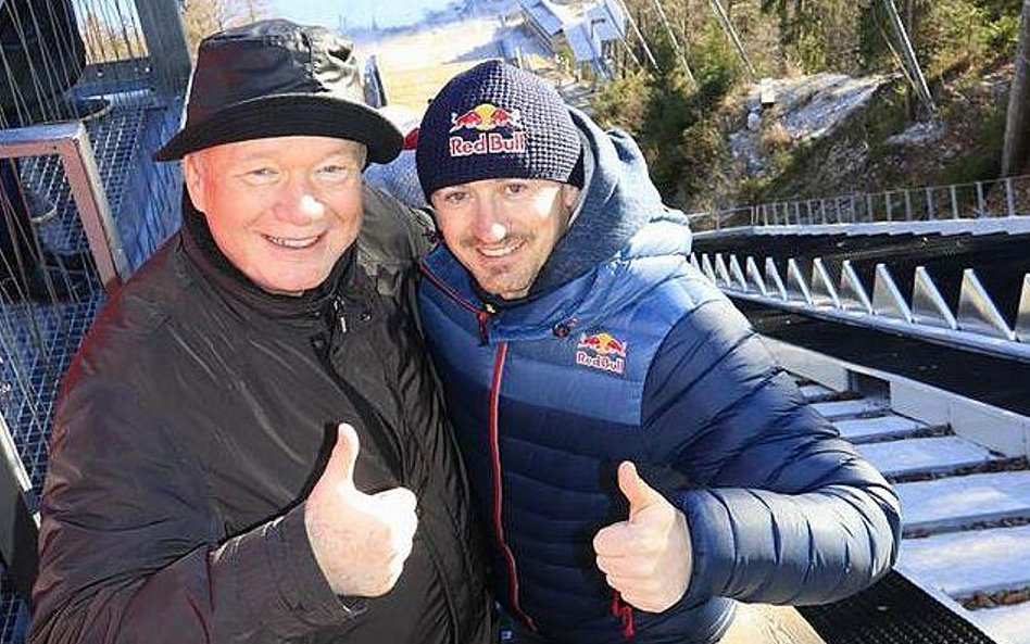 Adam Małysz był dwukrotnie gościem uroczystego otwarcia sezonu zimowego przez Neckermanna