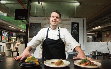 Mario Barnard, szef kuchni w Gourmet Grubb