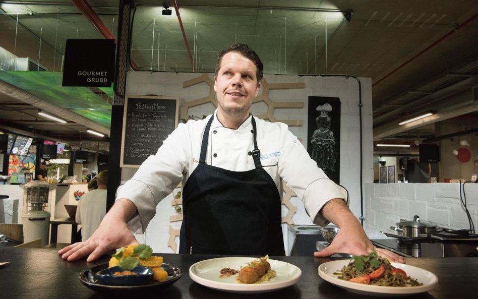 Mario Barnard, szef kuchni w Gourmet Grubb