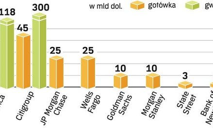 To tylko największe wypłaty z pakietu poprzedniego prezydenta USA George’a W. Busha. Z tego samego ź