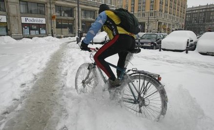 Rowerem można jeździć również zimą