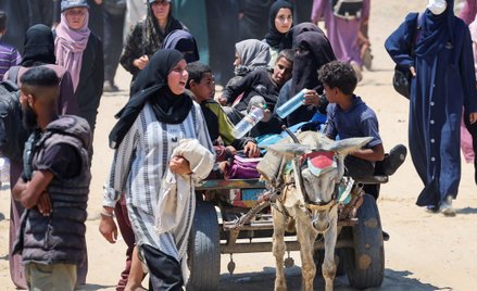 Palestyńczycy ze Strefy Gazy zmuszeni do opuszczenia swoich domów