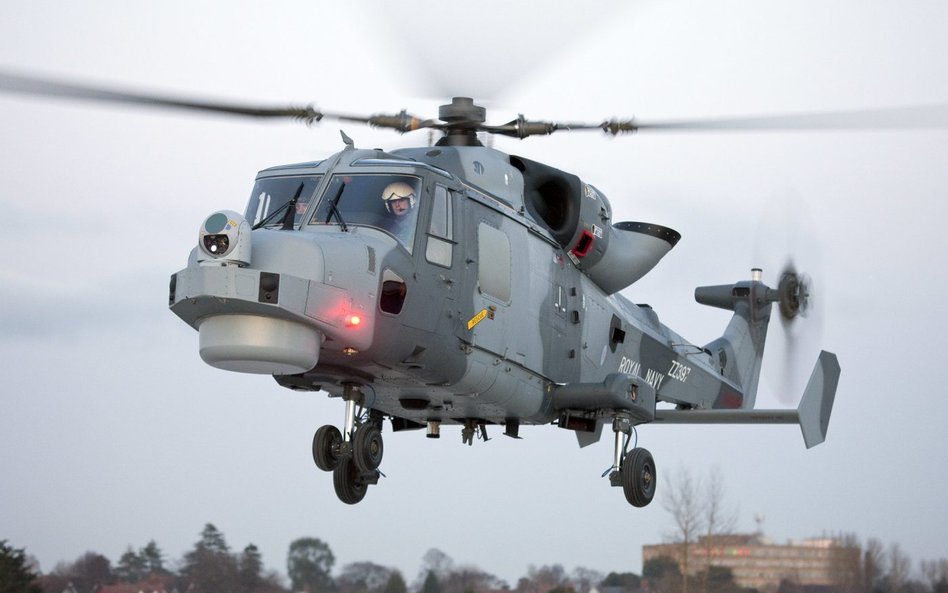 Śmigłowiec morski Leonardo Wildcat HMA2 brytyjskiego lotnictwa morskiego. Fot./Leonardo.