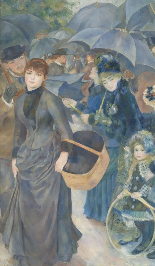 Auguste Renoir „Parasolki”; The National Gallery