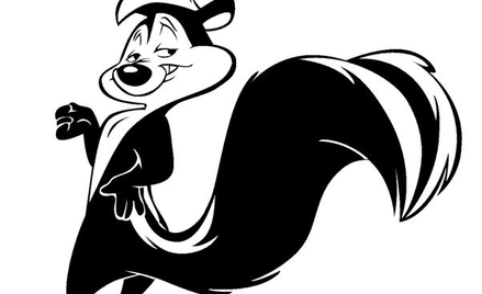 Śmierdzący skunks mówi po francusku