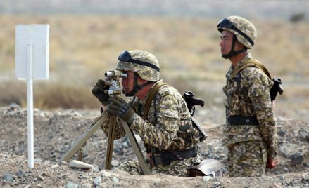 Żołnierze armii Kirgistanu