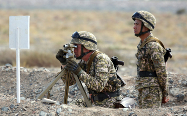 Żołnierze armii Kirgistanu