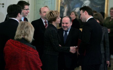 16/01/2008 Warszawa, Pałac Prezydencki. Uroczystość powołania Andrzeja Dudy na stanowisko Podsekreta