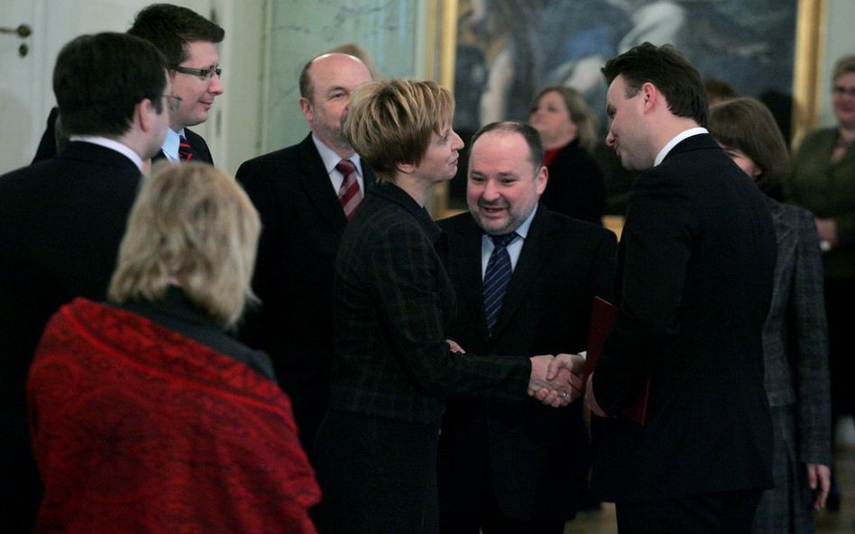 16/01/2008 Warszawa, Pałac Prezydencki. Uroczystość powołania Andrzeja Dudy na stanowisko Podsekreta