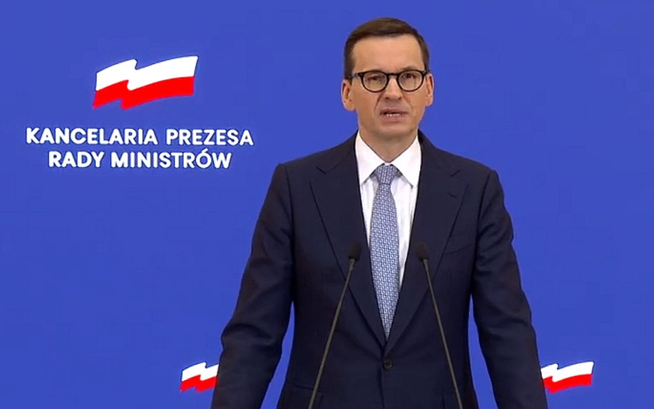 Premier Mateusz Morawiecki