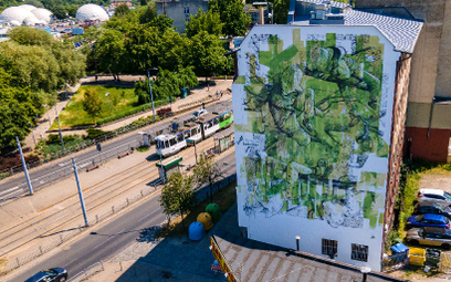 Ekologiczny mural w centrum Szczecina