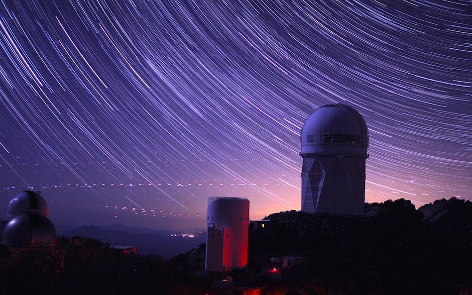 Narodowe Obserwatorium Kitt Peak na Pustyni Sonora w Arizonie