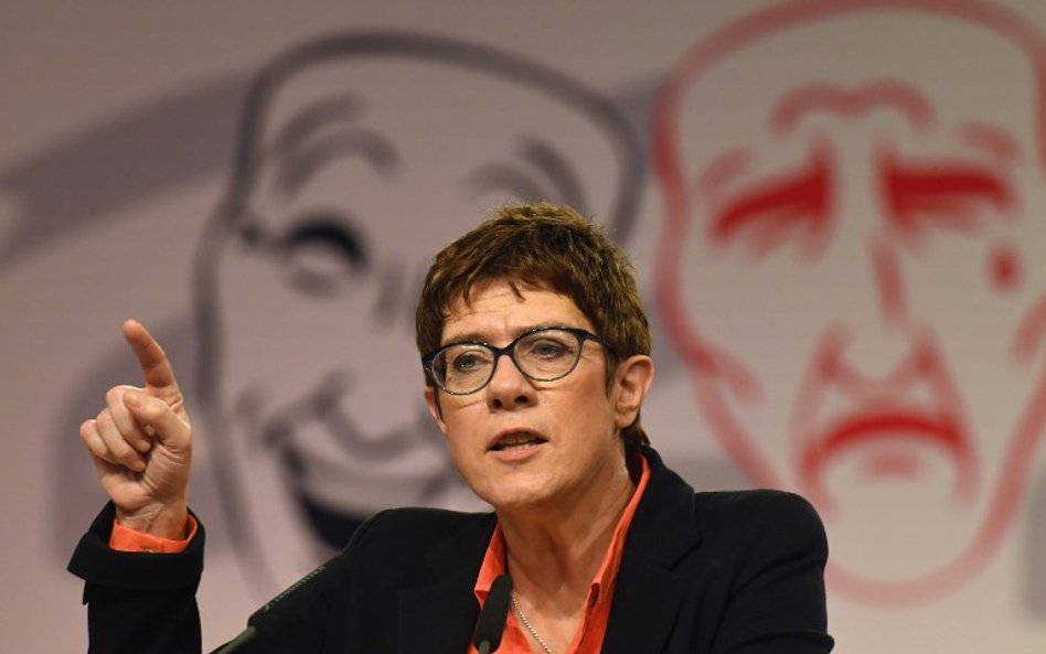 Szefowa CDU Annegret Kramp-Karrenbauer.