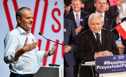 Donald Tusk i Jarosław Kaczyński