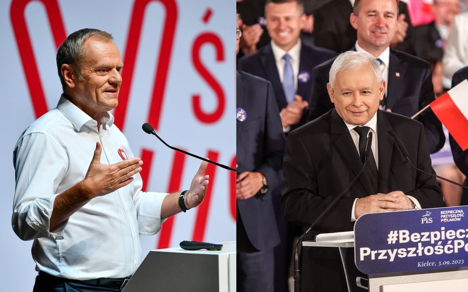 Donald Tusk i Jarosław Kaczyński