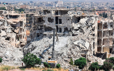 Tak po wojnie wygląda miasteczko Az-Zahra koło Aleppo