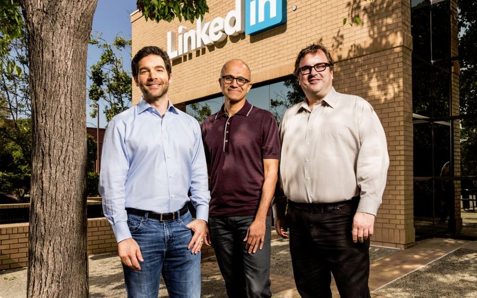Microsoft kupuje LinkedIn za 26,2 mld dol.