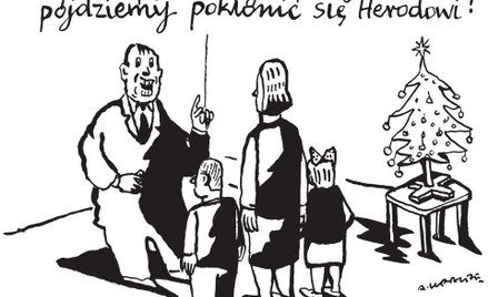 Komentarz rysunkowy. Pokłonić się Herodowi