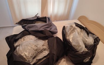 Podejrzany wykorzystał niemal każdy centymetr wolnej przestrzeni w swoim domu