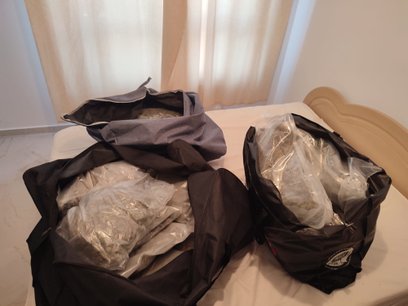 Podejrzany wykorzystał niemal każdy centymetr wolnej przestrzeni w swoim domu