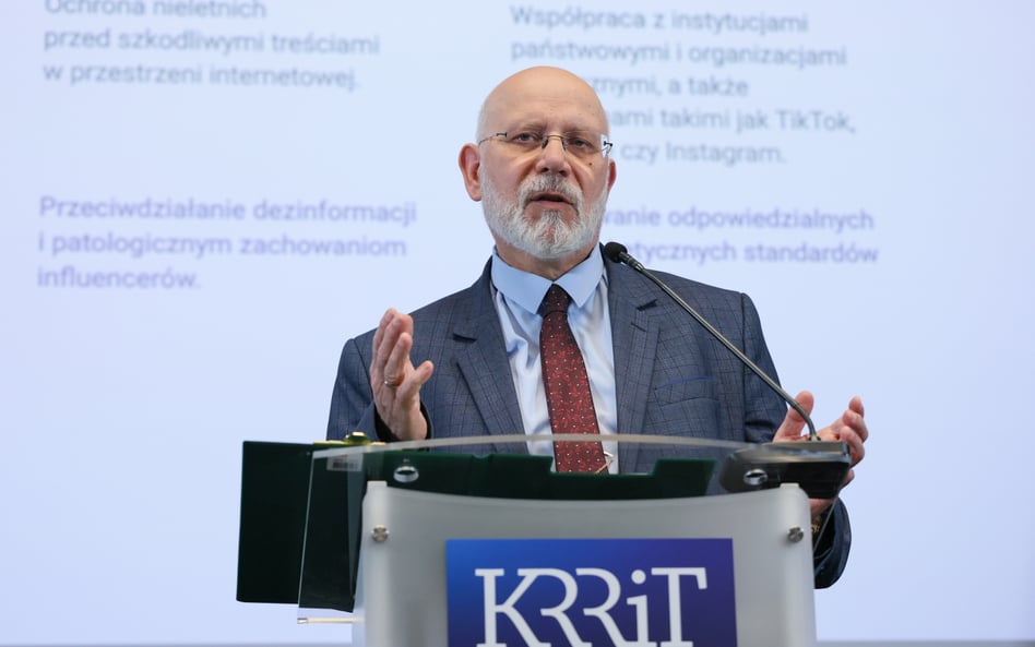 Przewodniczący KRRiT Maciej Świrski