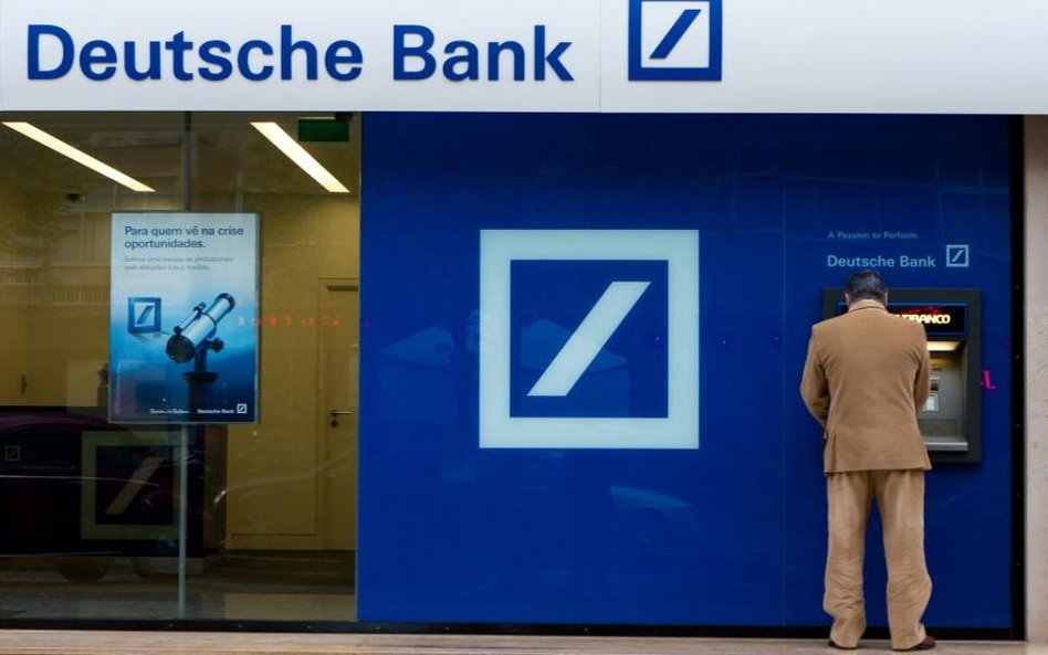 Deutsche Bank rozczarował, akcje mocno w dół