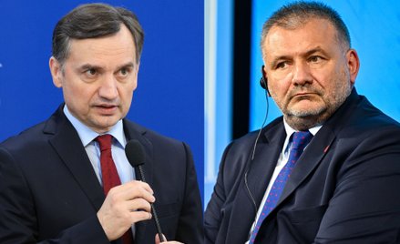 Były minister sprawiedliwości Zbigniew Ziobro i obecny szef MS Waldemar Żurek