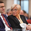 Premier Mateusz Morawiecki i prezes Trybunału Konstytucyjnego Julia Przyłębska