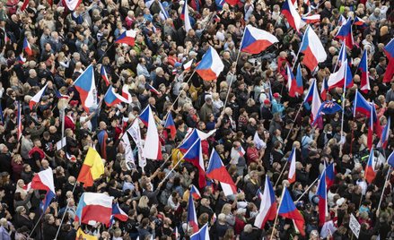 Antyrządowe protesty w Pradze