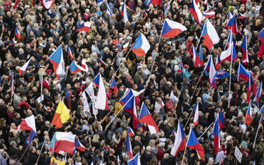 Antyrządowe protesty w Pradze