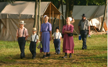 Kadr z dokumentu Sekretne życie Amiszów