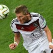 Bastian Schweinsteiger z reprezentacji Niemiec przy piłce