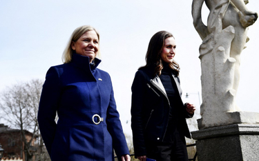 Szwedzka premier Magdalena Andersson i fińska premier Sanna Marin