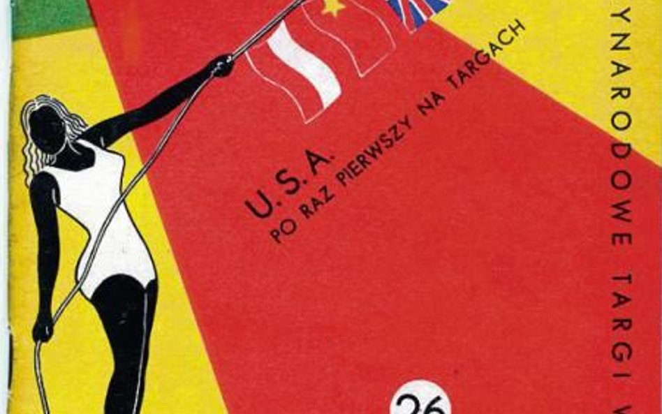 Plakat reklamujący wystawę USA na MTP 1957 r.