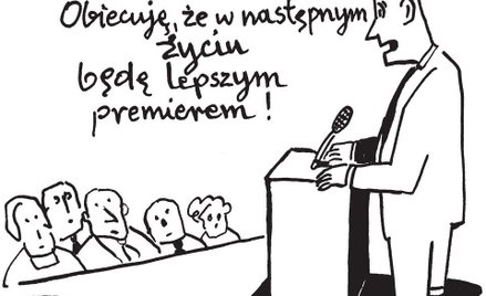Komentarz rysunkowy. Będę lepszym premierem