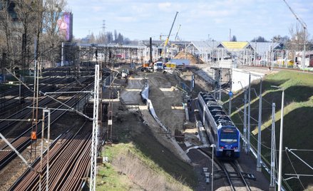Budowa torów w Warszawie