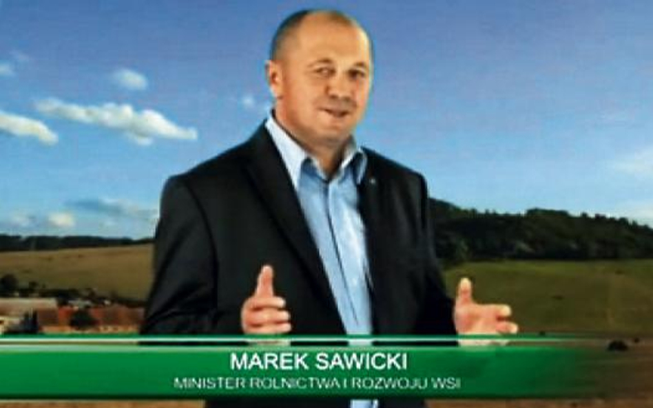 Marek Sawicki w roli głównej w jednym ze spotów Ministerstwa Rolnictwa