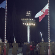 Warszawa 12.03.1999. Uroczystość podniesienia flag Polski i NATO przed Grobem Nieznanego Żołnierza n