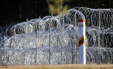 Ogrodzenie na granicy Litwy z Białorusią