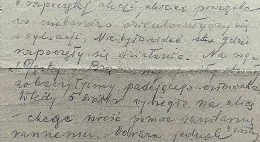 Spisana relacja świadka o przebiegu powstania m.in. na ul. Gęstej i Dobrej