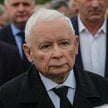 Prezes PiS Jarosław Kaczyński podczas uroczystości z okazji miesięcznicy smoleńskiej
