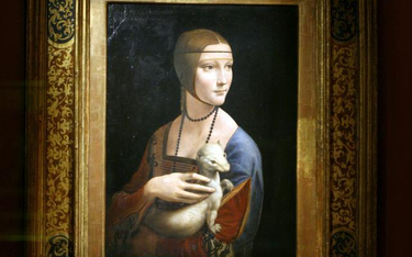 "Dama z gronostajem” Leonarda da Vinci to najcenniejszy zabytek kolekcji Czartoryskich.