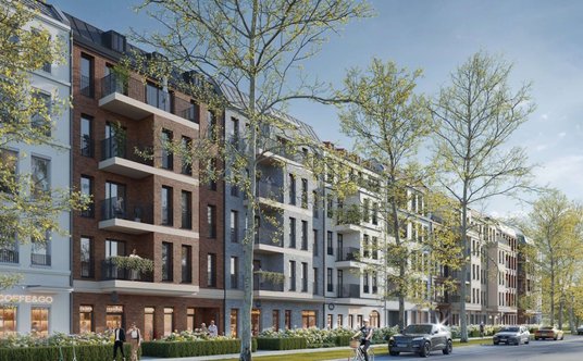 Budynek Jaskółcza składa się z dwóch brył, znajdą się w nim mieszkania, apartamenty inwestycyjne ora