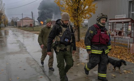 Ukraińscy żołnierze w obwodzie chersońskim